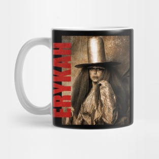 TEXTURE ART- Erykah Badu - Retro Aesthetic Fan Art 2 Mug